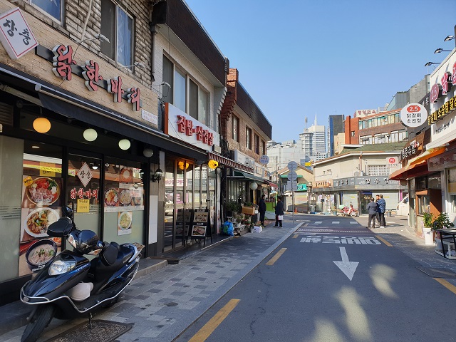 ▲ 서울 중구 동국대학교 앞 거리. ⓒ임소현 기자