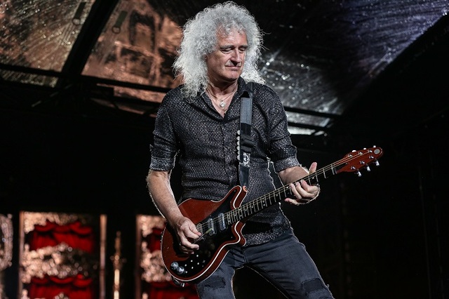 ▲ 록밴드 '퀸(Queen)'의 기타리스트 브라이언 메이(74·Brian May). ⓒ스플래시닷컴