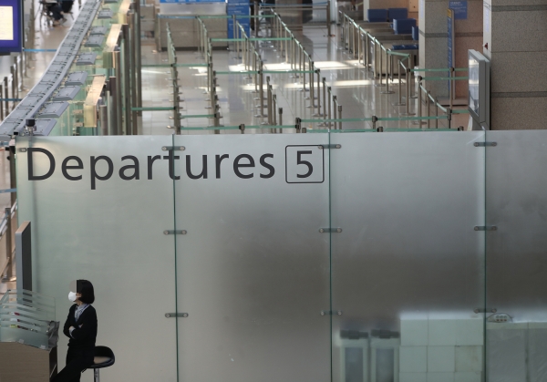 ▲ 텅 빈 인천공항 출국장 ⓒ 연합뉴스