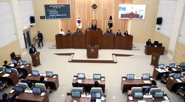 ▲ 세종시의회 본회의장 전경.ⓒ세종시의회