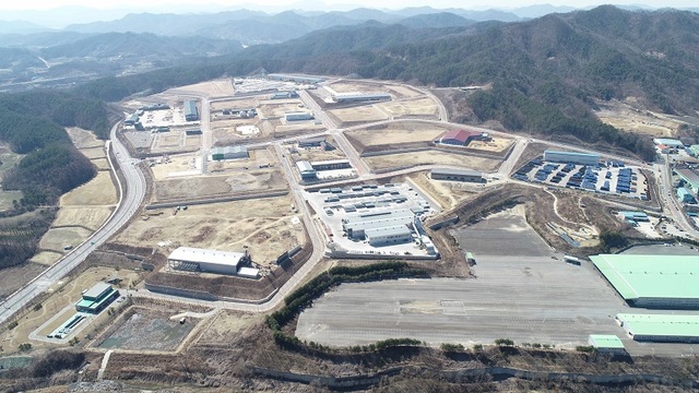 ▲ 경부고속도로 충북 영동IC에서 3분거리에 위치한 영동산업단지.ⓒ영동군