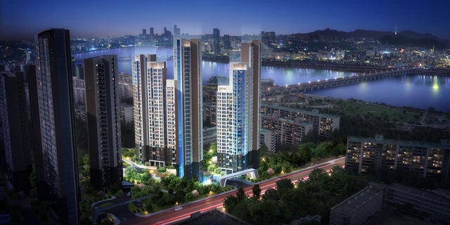 ▲ 서울 서초구 반포동 '르엘신반포' 조감도.ⓒ롯데건설