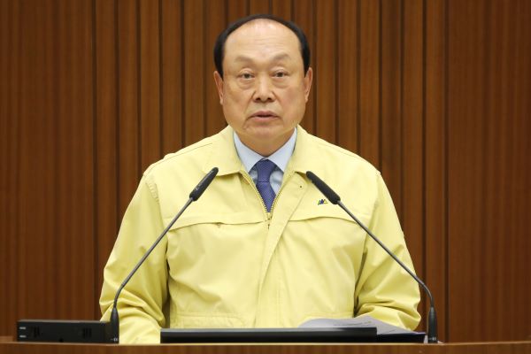 ▲ 세종시의회 이재현 의원이 23일 열린 제61회 임시회 1차 본회의에서 5분 자유발언을 통해 세종시립민속박물관을 중심으로 한 북부권 관광벨트 조성을 제안하고 있다.ⓒ세종시의회