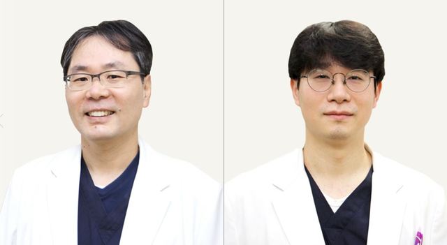 ▲ (좌측부터)경희대병원 심장혈관센터 김진배, 이정명 교수. ⓒ경희대병원
