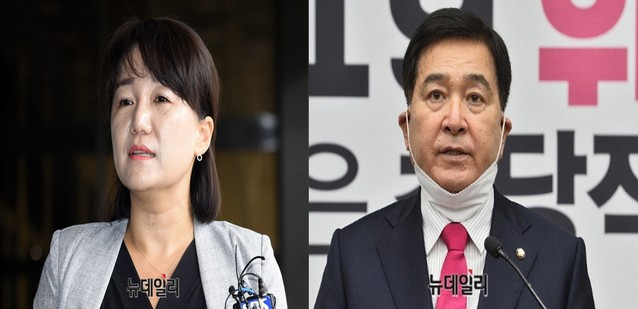 ▲ 경기 안양시 동안을에 출마한 이재정(좌) 더불어민주당 후보와 심재철 미래통합당 후보ⓒ뉴데일리DB