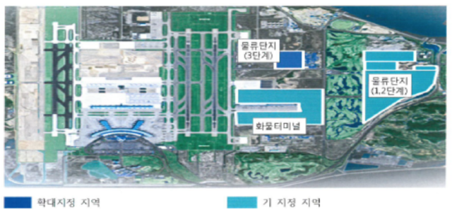 ▲ 인천공항 3단계 물류단지 ⓒ 산업통상자원부