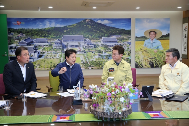 ▲ 이병환 성주군수는 ‘군민중심, 행복성주’ 실현을 위한 국도비 예산확보에 총력전을 펼치고 있다.ⓒ성주군
