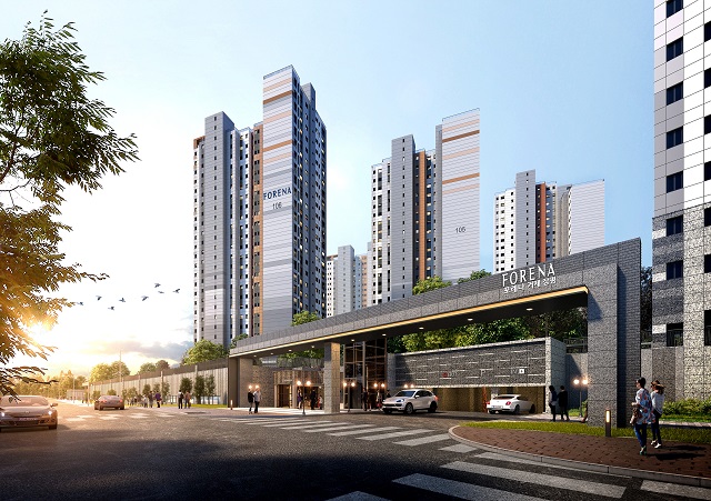 ▲ 경남 거제시 장평동 '포레나 거제 장평' 조감도.ⓒ한화건설