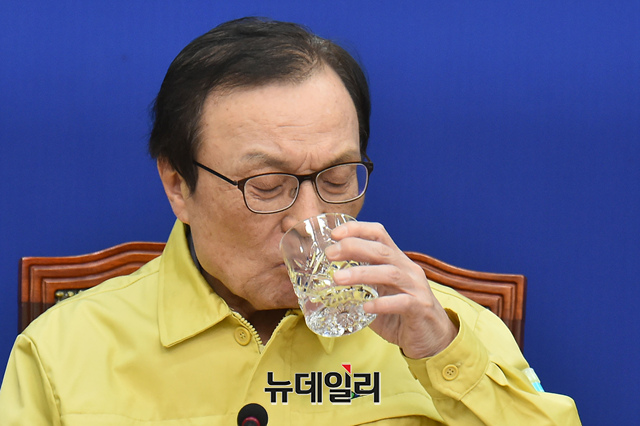 ▲ 이해찬 더불어민주당 대표가 지난 8일, 미래통합당을 향해 비판을 쏟아냈다. ⓒ이종현 기자