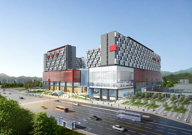 ▲ KPIH가 추진했던 대전시 유성구 유성복합터미널사업 조감도.ⓒ대전도시공사