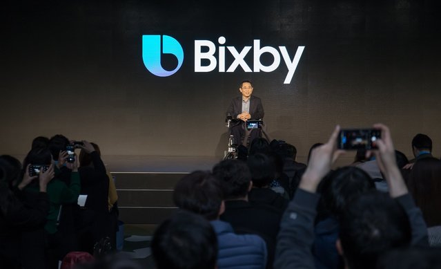 ▲ ⓒ'2019 삼성 빅스비 개발자 데이'에서 기조연설을 진행하고 있는 정의석 삼성전자 무선사업부 부사장.