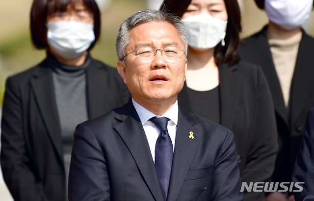 ▲ 최강욱 열린민주당 비례대표 당선자. ⓒ뉴시스