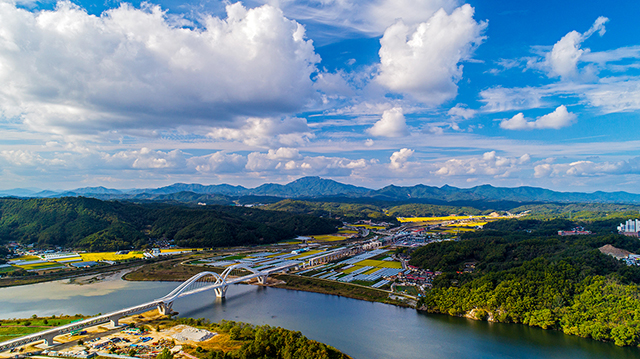 ▲ 중앙선 복선전철화 사업 전경ⓒ안동시