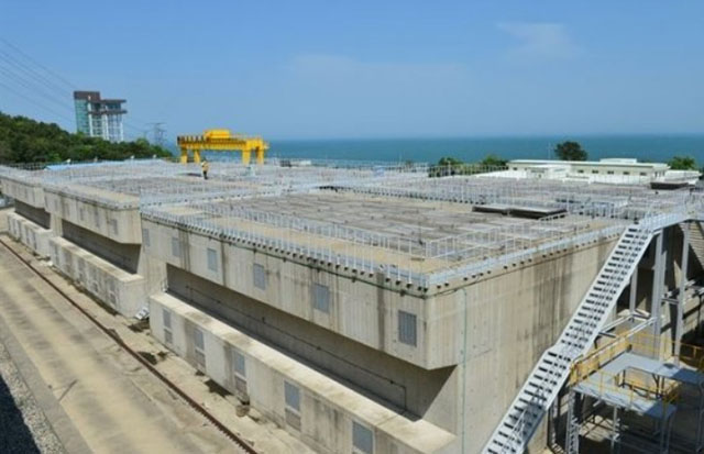 ▲ 경주 월성원자력본부의 맥스터 증설을 두고 탈핵경주시민행동이 주민투표를 요구하고 나서 논란이 되고 있다. 사진은 운영중인 월성원전 맥스터.ⓒ한수원