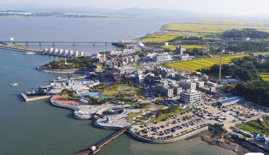 ▲ 당진 삽교호관광지 전경.ⓒ당진시