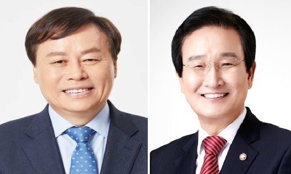 ▲ 도종환(청주 흥덕)의원과 변재일 의원(청주 청원)(사진 왼쪽부터).ⓒ중앙선거관리위원회 홈페이지