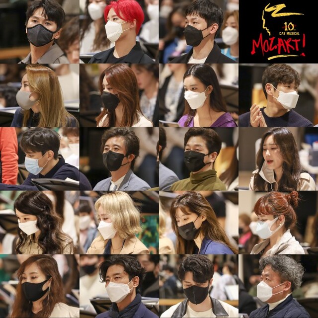 ▲ 2020 뮤지컬 '모차르트!' 연습실 현장.ⓒEMK뮤지컬컴퍼니