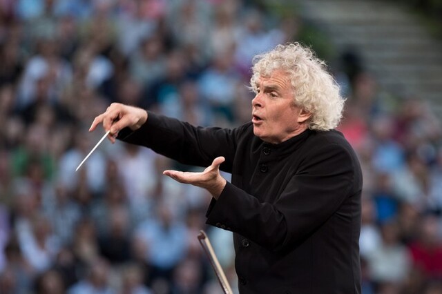 ▲ 지휘자 사이먼 래틀.ⓒ메조라이브