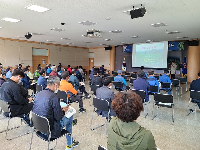 ▲ 영덕군은 ‘대만 수출 배추 안전성 관리 교육’을 실시했다.ⓒ영덕군