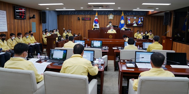 ▲ 울진군의회는 ‘제237회 울진군의회 임시회’를 폐회했다.ⓒ울진군의회