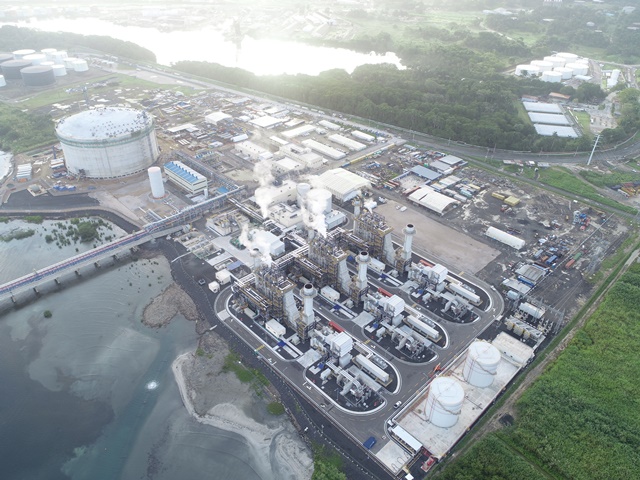 ▲ 파나마 콜론 복합화력발전소 전경. ⓒ포스코건설