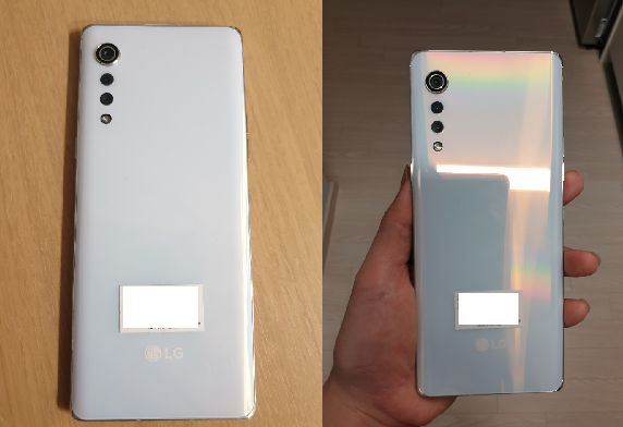 ▲ LG벨벳 오로라 화이트 색상 후면 이미지 ⓒ장소희 기자