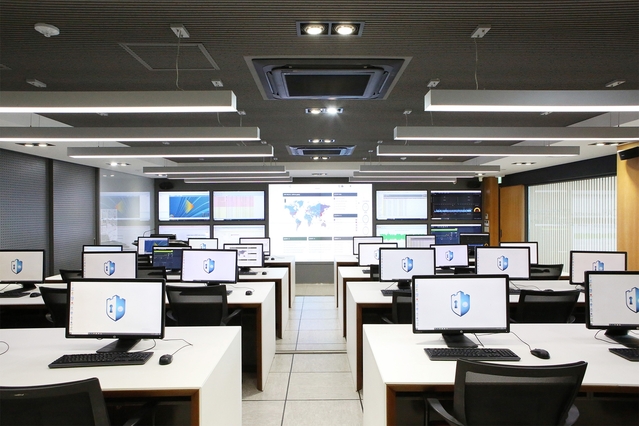 ▲ 영남이공대학교 사이버보안과 보안관제센터 전경.ⓒ영남이공대학교