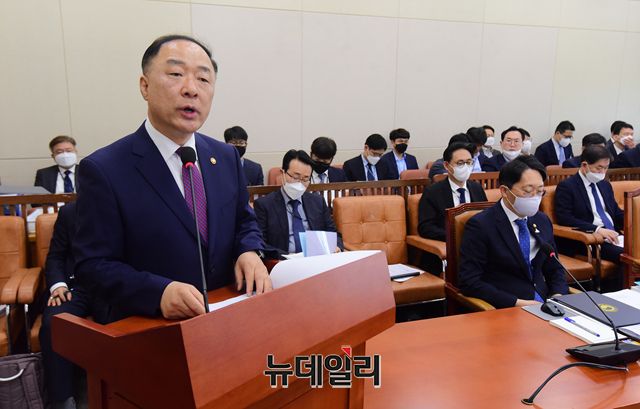 ▲ 홍남기 경제부총리ⓒ뉴데일리 DB