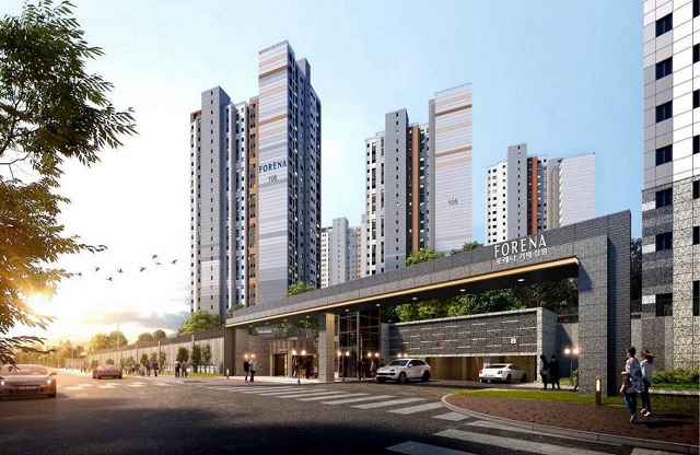 ▲ 경남 거제시 장평동 337번지 '포레나 거제 장평' 조감도.ⓒ한화건설