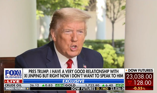 ▲ 도널드 트럼프 대통령은 14일(현지시간) 폭스 비즈니스와의 인터뷰에서 