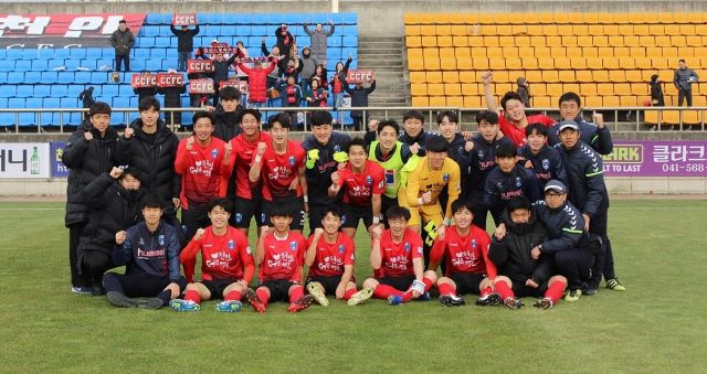 ▲ 천안시축구단.ⓒ천안시