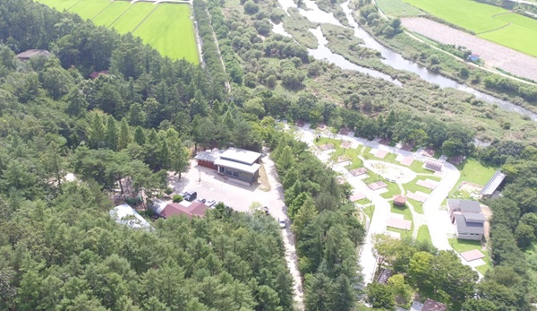 ▲ 옥화자연휴양림 전경.ⓒ청주시