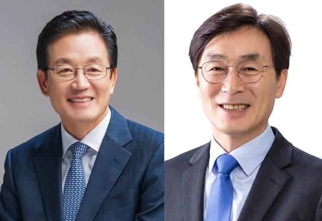 ▲ 정정순·이장섭 당선인(왼쪽부터).ⓒ중앙선거관리위원회 홈페이지