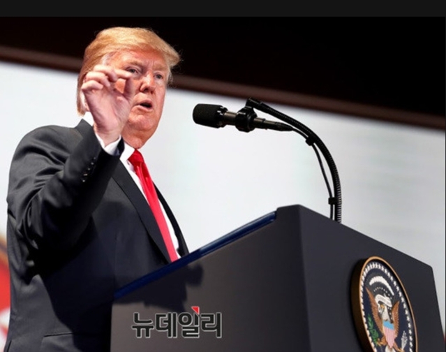 ▲ 도널드 트럼프 미국 대통령.ⓒ뉴데일리DB