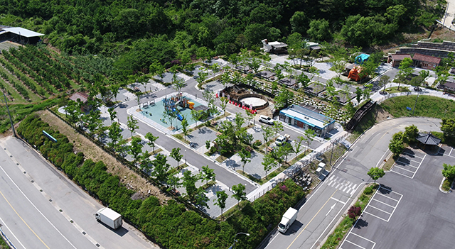 ▲ 봉화 청량산 오토캠핑장 전경.ⓒ봉화군