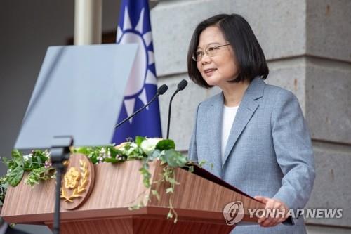 ▲ 취임연설 하는 차이잉원 대만 총통.ⓒ연합뉴스