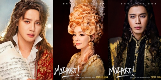 ▲ 2020 뮤지컬 '모차르트!' 출연진.ⓒEMK뮤지컬컴퍼니
