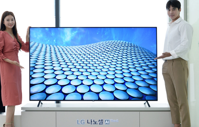 ▲ LG 나노셀 8K TV 신제품 ⓒLG전자