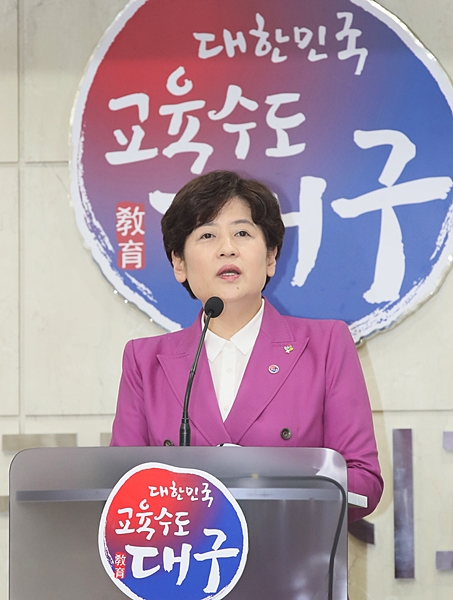 ▲ 강은희 대구시교육감이 25일 교육감 공약 이행 및 정보공개 평가 결과 최고등급(SA)을 얻었다.ⓒ대구시교육청