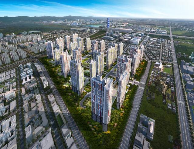 ▲ 오송역현대지역주택조합은 “현대엔지니어링을 시공예정사로 선정하고 청주시 흥덕구 오송역세권지구 A1블록에 지하 2층~최고 25층 24개 동, 전용면적 59~84㎡ 총 2094가구 규모의 ‘오송역 현대 힐스테이트’를 건설한다.ⓒ현대엔지니어링