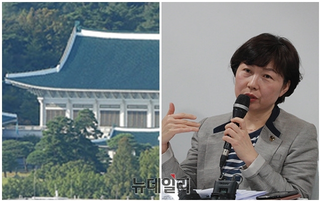 ▲ 한경희 정의기억연대 사무총장이 11일 오전 서울 마포구 인권재단사람에서 위안부 피해자 관련 기부금수입과 사업별지출내역 등을 밝히는 기자회견을 갖고 있다. ⓒ박성원 기자