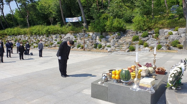 ▲ 포항시는 호국보훈의 달 맞아 국가유공자 위패 봉안식을 거행했다.ⓒ포항시