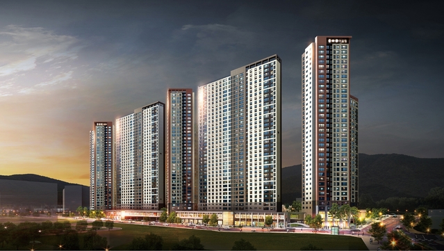 ▲ 다사역 금호어울림 센트럴 투시도.ⓒ금호산업