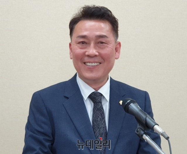 ▲ 제2대 충북 청주시의회 후반기 의장 선거에 출마한 김성택 의원.ⓒ박근주 기자