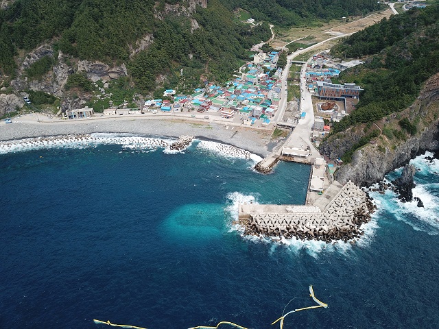 ▲ 어촌 뉴딜사업이 추진돼는 울릉군 서면 태하항 전경.ⓒ울릉군