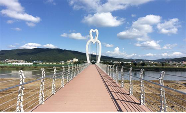 ▲ 위천 사장교 전경.ⓒ군위군