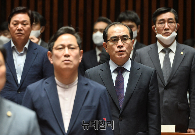 ▲ 태영호(사진) 미래통합당 의원이 1호 법안으로 종합부동산세(종부세) 부과 대상에서 1세대 1주택 실소유자를 제외하는 내용의 '종부세법 개정안'을 대표 발의했다.  ⓒ박성원 기자