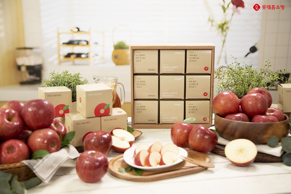 ▲ 하루일과 세척사과ⓒ롯데홈쇼핑