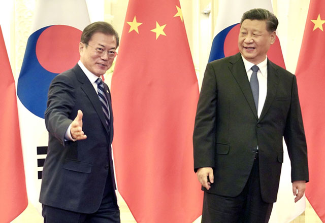 ▲ 문재인 대통령과 시진핑 중국 국가주석. ⓒ뉴시스. 무단전재 및 재배포 금지.