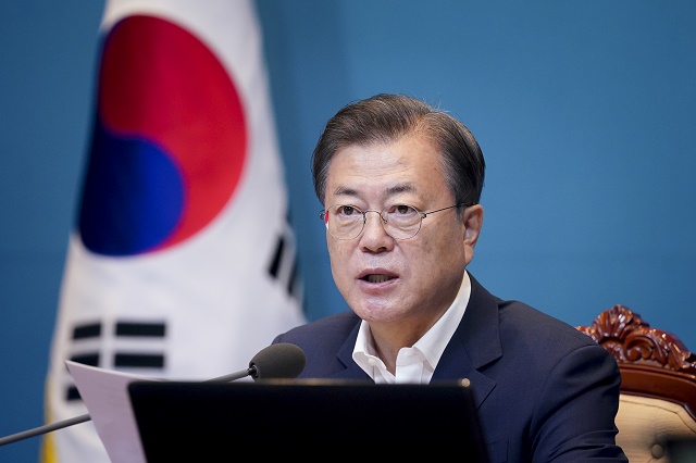 ▲ 문재인 대통령이 9일 청와대에서 열린 국무회의에 참석해 발언하고 있다. ⓒ뉴시스